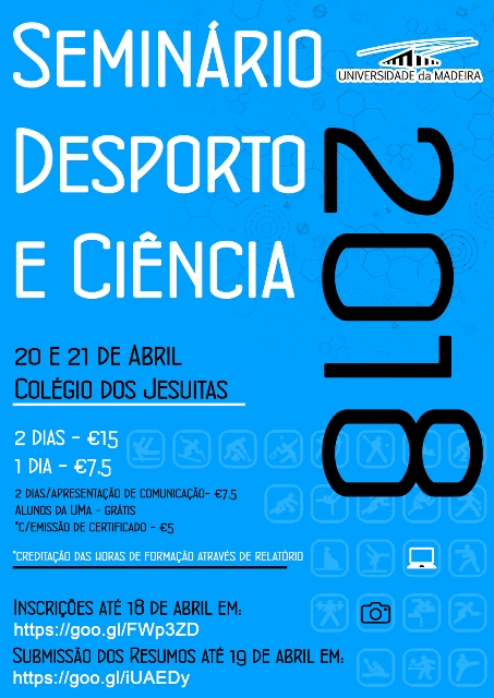 UMa promove mais uma edição do Seminário Internacional Desporto e Ciência
