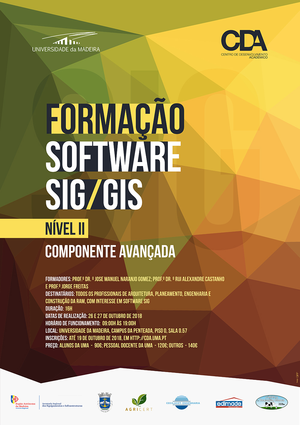 Curso de Formação: Software SIG/GIS – Nível II - Componente Avançada